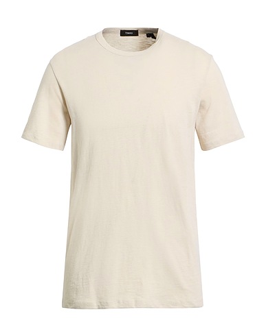THEORY Basic T-Shirt Beige 100% Baumwolle