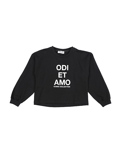 ODI ET AMO Sweatshirt Black 100% Cotton