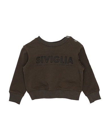 SIVIGLIA Felpa Verde militare 100% Cotone