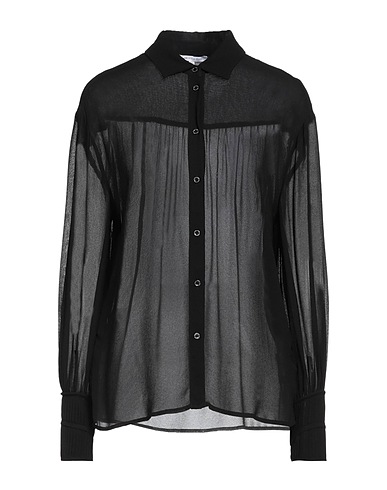PATRIZIA PEPE Solid color shirts & blouses Black 100% Viscose