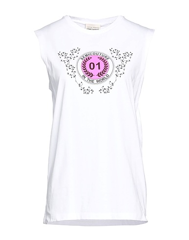 SEMICOUTURE T-shirt White 100% Cotton
