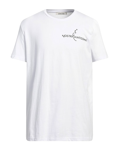 NOSTRASANTISSIMA T-shirt White 100% Cotton