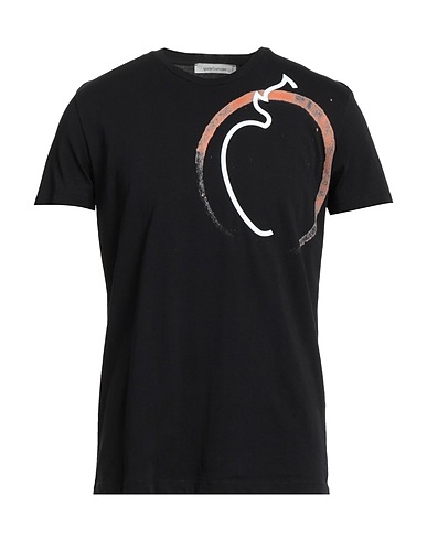NOSTRASANTISSIMA T-shirt Nero 100% Cotone
