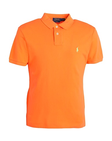 POLO RALPH LAUREN Polo shirt Orange 100% Cotton