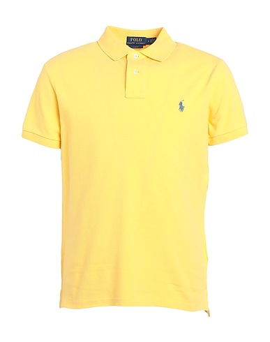 POLO RALPH LAUREN Polo shirt Yellow 100% Cotton