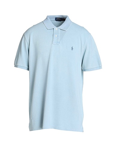 POLO RALPH LAUREN Polo shirt Light blue 100% Cotton