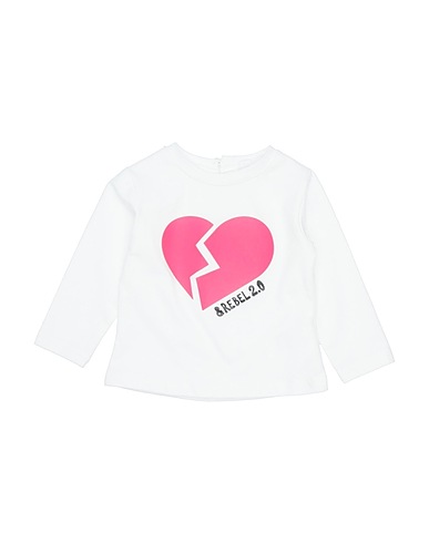 FUN & FUN T-shirt White 95% Cotton, 5% Elastane
