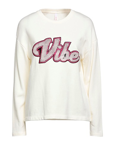SUN 68 Sweatshirt Ivory 80% Cotton, 20% Viscose