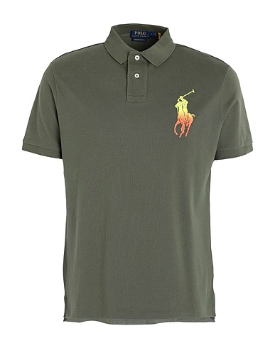 POLO RALPH LAUREN Poloshirt Militärgrün 100% Baumwolle