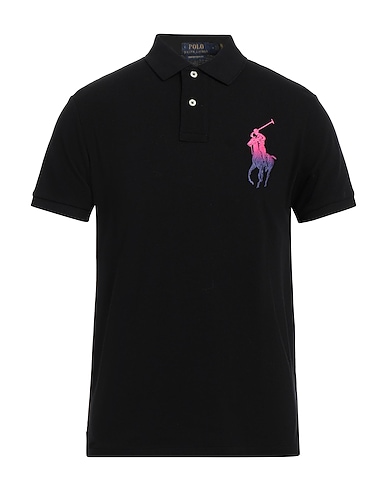 POLO RALPH LAUREN Polo shirt Black 100% Cotton