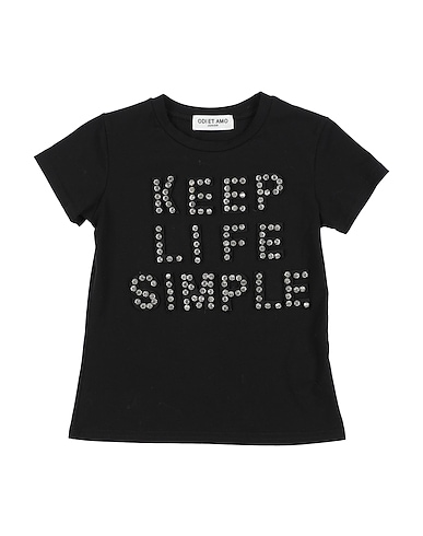 ODI ET AMO T-shirt Black 95% Cotton, 5% Elastane
