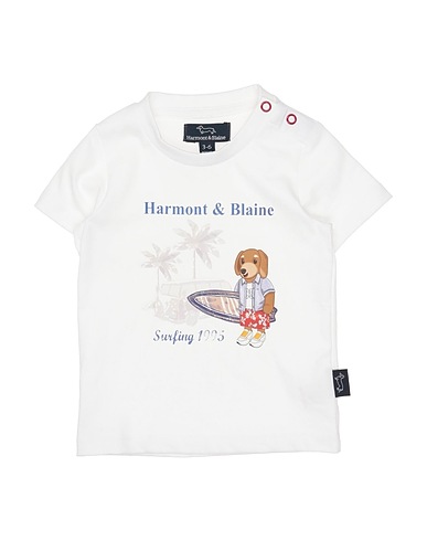 HARMONT & BLAINE T-shirt White 100% Cotton