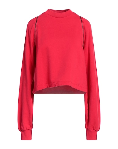 NOSTRASANTISSIMA Felpa Rosso 100% Cotone, Elastan