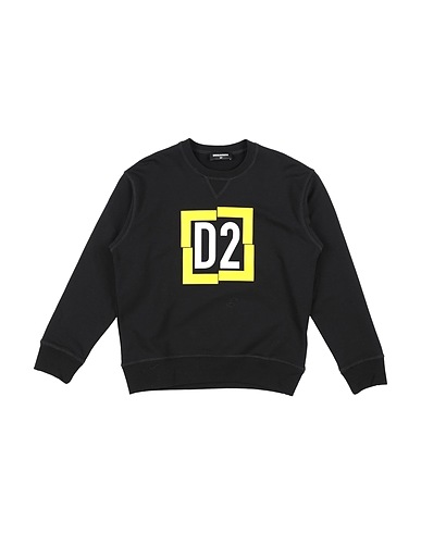 DSQUARED2 Sweatshirt Schwarz 100% Baumwolle