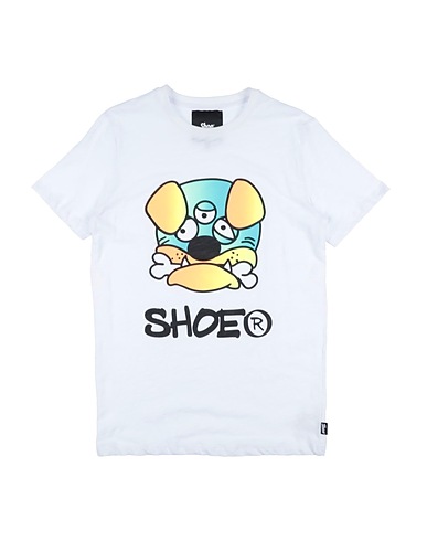 SHOE T-shirt White 100% Cotton