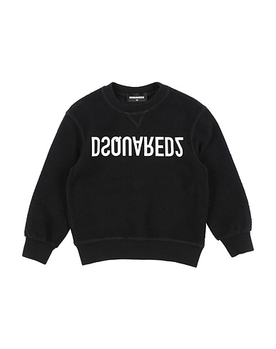 DSQUARED2 Sweatshirt Schwarz 100% Baumwolle, Elastan