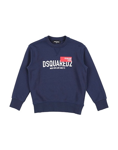 DSQUARED2 Sweatshirt Midnight blue 100% Cotton, Elastane