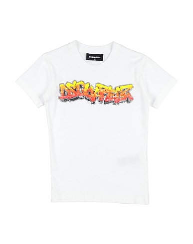 DSQUARED2 T-shirt Bianco 100% Cotone