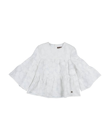 ROBERTO CAVALLI JUNIOR Top White 47% Polyester, 36% Viscose, 17% Polyamide