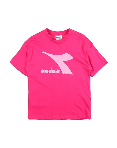 DIADORA T-shirt Fuchsia 100% Cotton