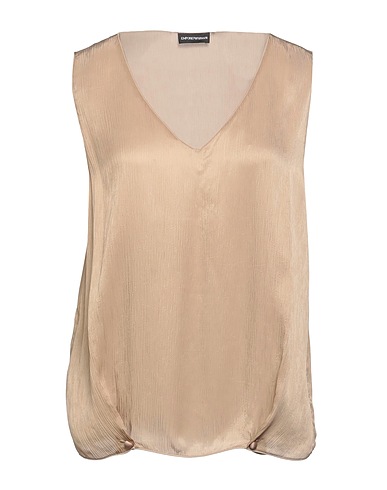 EMPORIO ARMANI Top Sand 100% Cupro