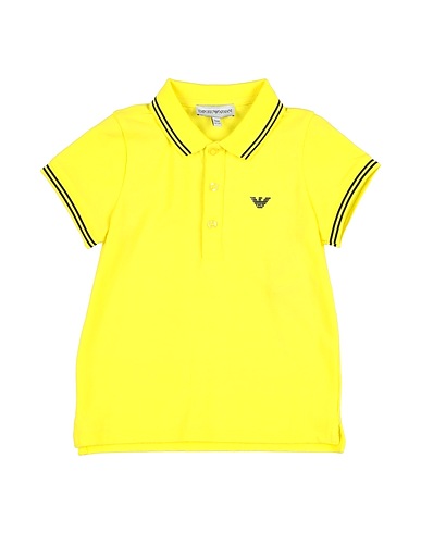 EMPORIO ARMANI Polo Giallo 96% Cotone, 4% Elastan