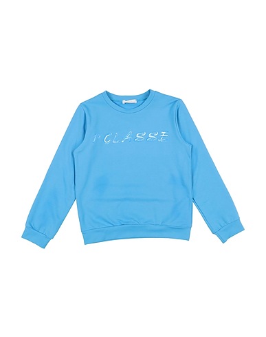 ALVIERO MARTINI 1a CLASSE Sweatshirt Azure 96% Cotton, 4% Elastane