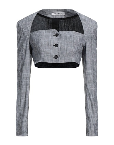 PHILOSOPHY di LORENZO SERAFINI Top Grey 100% Cotton