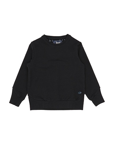 HEROS Sweatshirt Black 95% Cotton, 5% Elastane