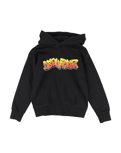 DSQUARED2 Felpa Nero 100% Cotone