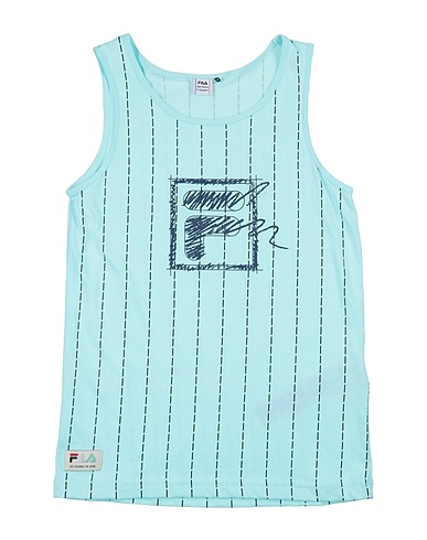 FILA Canotta Celeste 100% Cotone