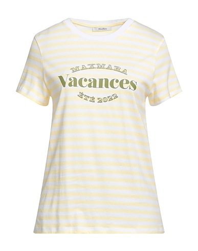 MAX MARA T-shirt Yellow 100% Cotton