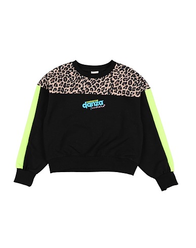 DIMENSIONE DANZA Sweatshirt FELPA RAGAZZA  Black 92% Polyester, 8% Elastane, Cotton, Polyamide