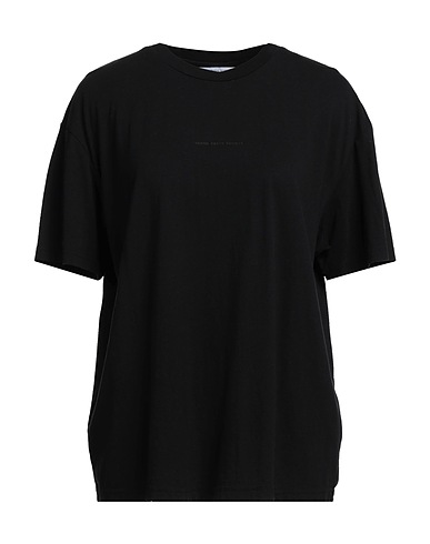 YOUNG POETS Basic T-Shirt Black 50% Cotton, 50% Lyocell