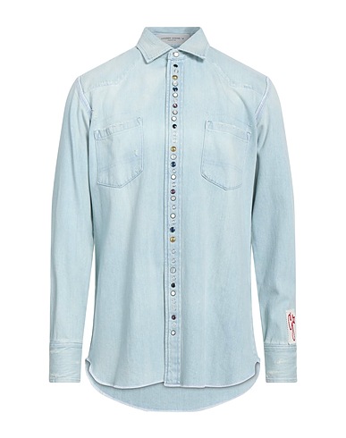 GOLDEN GOOSE Denim shirt Blue 100% Cotton