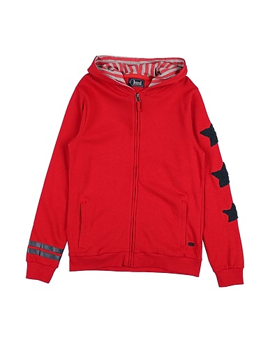 HEROS Hooded track jacket  Red 100% Cotton