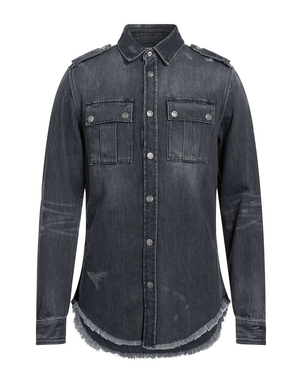 BALMAIN - Denim shirts