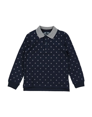 SILVIAN HEACH Polo shirt Midnight blue 95% Cotton, 5% Elastane