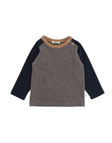 1 + IN THE FAMILY T-shirt Grey 47% Cotton, 47% Acrylic, 6% Elastane