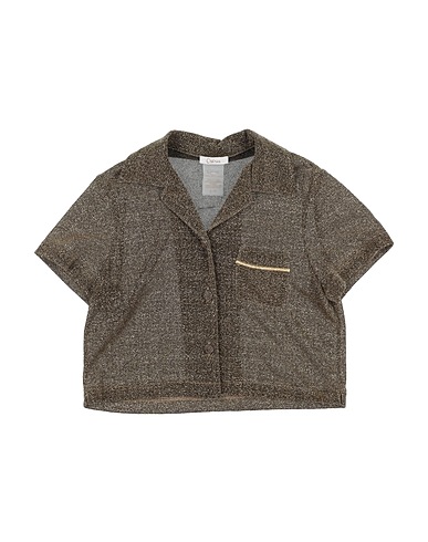 OSÉREE Solid color shirts & blouses Gold 64% Polyamide, 36% Metallic fiber
