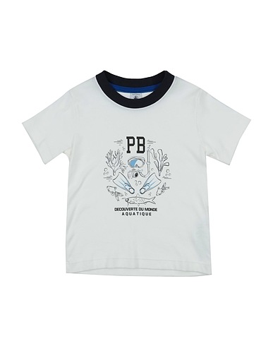 PETIT BATEAU T-shirt Bianco 100% Cotone