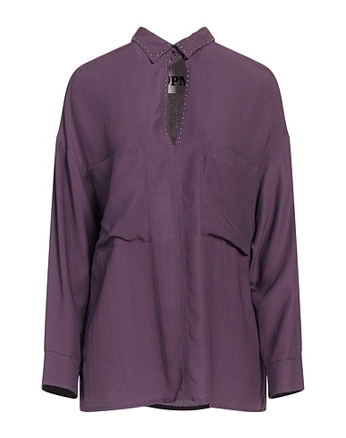 8PM Top Purple 86% Acetate, 14% Silk