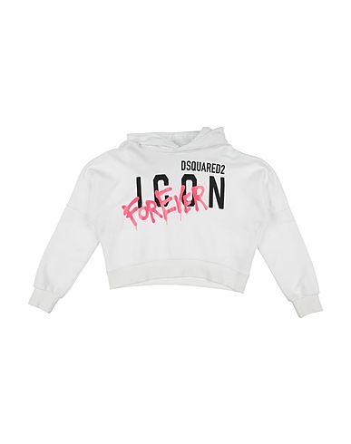 DSQUARED2 Sweatshirt White 100% Cotton, Elastane