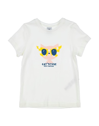 PETIT BATEAU T-Shirt Weiß 100% Baumwolle