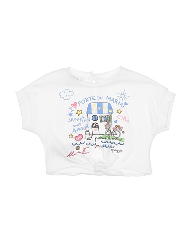 U+É T-shirt White 94% Cotton, 6% Elastane