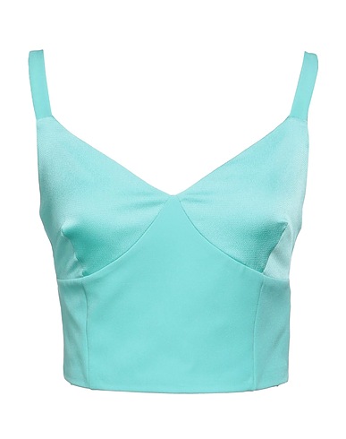 ALESSIA SANTI Top Turquoise 88% Polyester, 12% Elastane