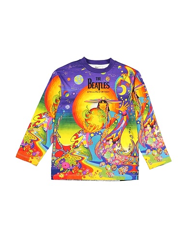 STELLA McCARTNEY KIDS T-shirt Purple 100% Cotton, Elastane