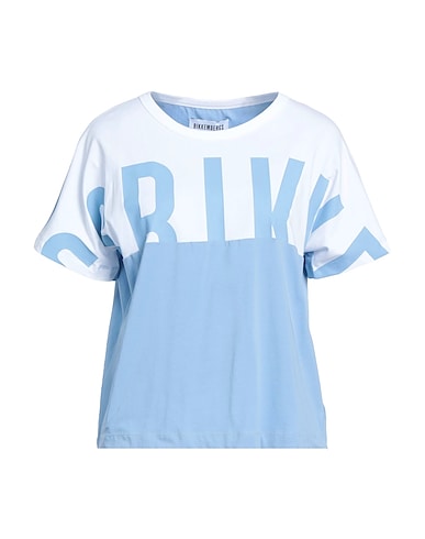 BIKKEMBERGS Basic T-Shirt Himmelblau 95% Baumwolle, 5% Elastan