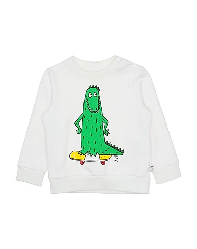 STELLA McCARTNEY KIDS Sweatshirt White 100% Cotton, Elastane