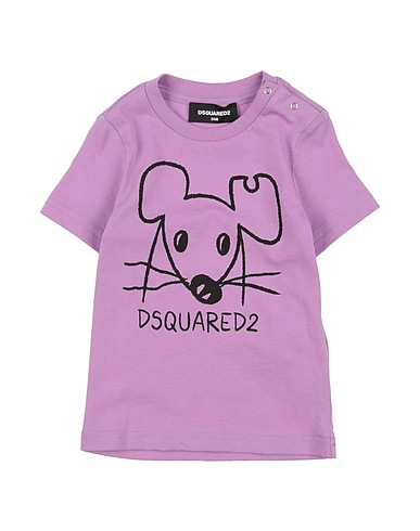 DSQUARED2 T-shirt Mauve 100% Cotton